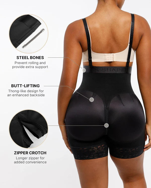 HeartShapeApparell® AirSlim™ Tummy Control Bodysuit with Built-In Butt Lifter