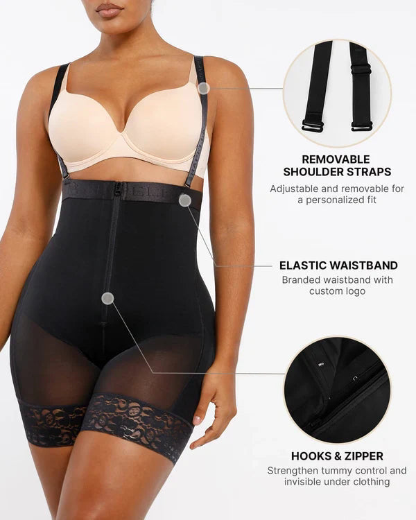 HeartShapeApparell® AirSlim™ Tummy Control Bodysuit with Built-In Butt Lifter