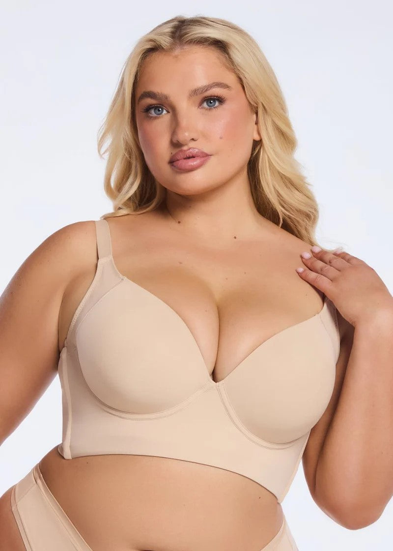HeartShapeApparel® Back Rolls Smoothing Bra