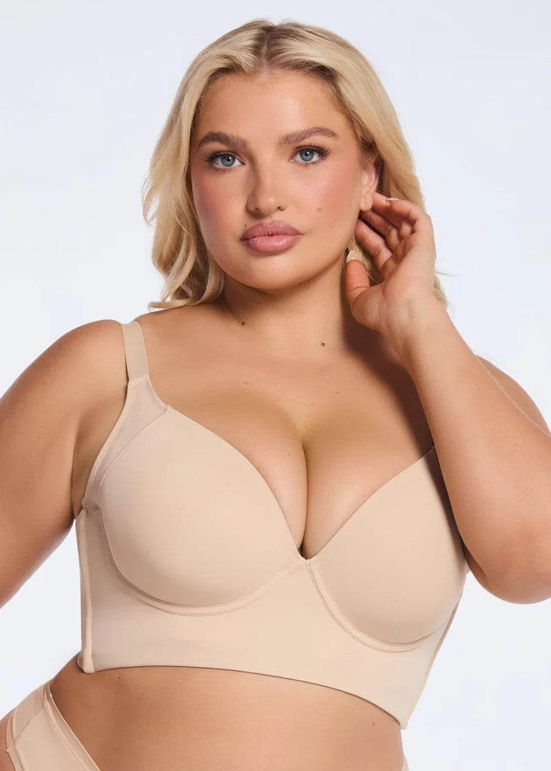 HeartShapeApparel® Back Rolls Smoothing Bra